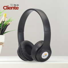Fone de Ouvido Bluetooth com Rádio FM Personalizado