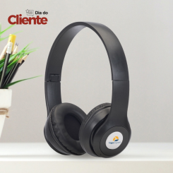 Fone de Ouvido Bluetooth com Rádio FM Personalizado