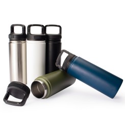 Garrafa Térmica Inox 500ml com Presilha Personalizada