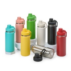 Garrafa Térmica Inox 550ml Alça Integrada Personalizada