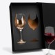 Jogo com 2 Taças de Vidro para Vinho Personalizado