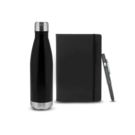 Kit Caderno, Copo e Estojo (Fone) Personalizado