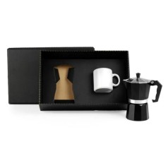 Kit Café com Caneca de Cerâmica Personalizada