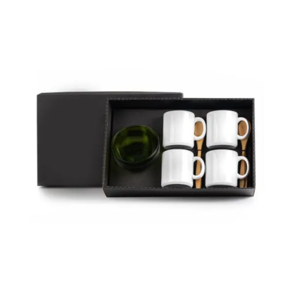 Kit Café da Manhã com Canecas e Tigelas Personalizado