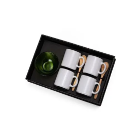 Kit Café da Manhã com Canecas e Tigelas Personalizado