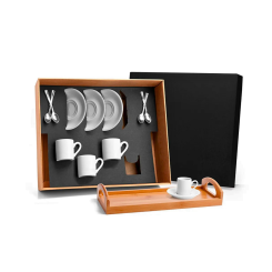 Kit Café com Bandeja Personalizado