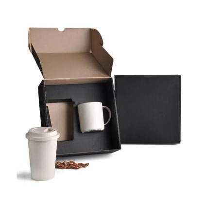 Kit Copo e Caneca em Fibra de Bambu Personalizado 