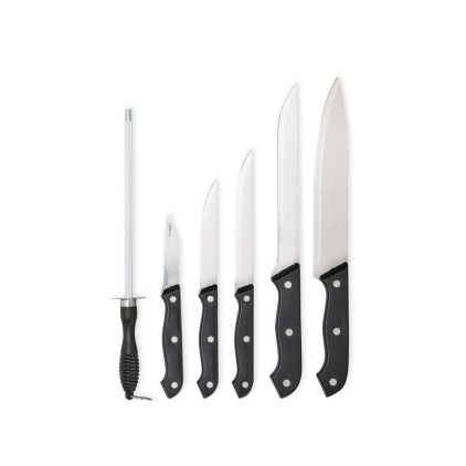 Kit Churrasco Personalizado com 7 Peças em inox Kit Churrasco Personalizado com 7 Peças em inox