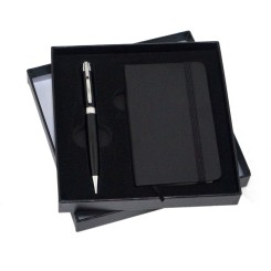 Kit Executivo Caneta e Caderneta Emborrachada Personalizado