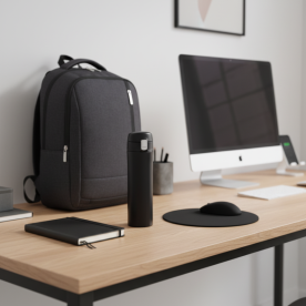 Kit Executivo 4 Peças Viagem e Escritório Personalizado