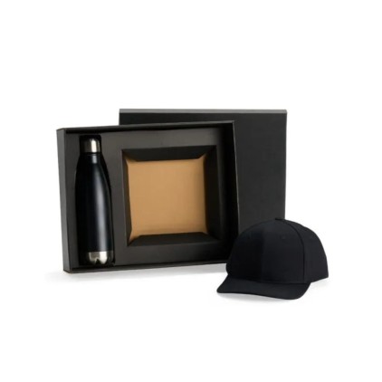 Kit Garrafa Inox e Boné Personalizado