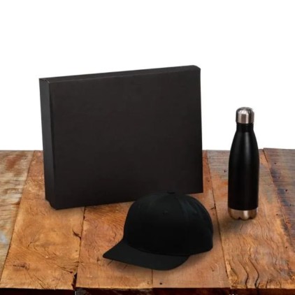 Kit Garrafa Inox e Boné Personalizado