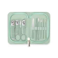 Kit Manicure em Estojo de Couro Sintético Personalizado