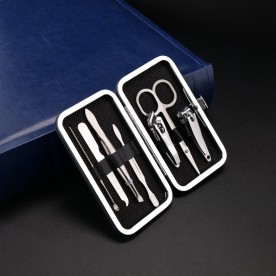 Kit Manicure em Estojo de Couro Sintético Personalizado