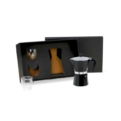 Kit Para Café com Copos Parede Dupla Personalizado