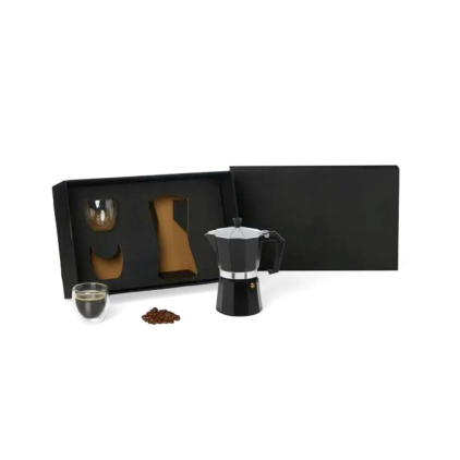Kit Para Café com Copos Parede Dupla Personalizado