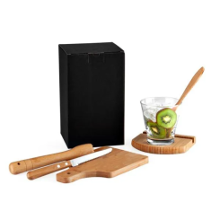 Kit Caipirinha em Bambu Personalizado