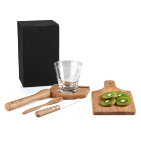 Kit Caipirinha em Bambu Personalizado