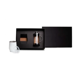 Kit Prensa Francesa e Copo Térmico Personalizado