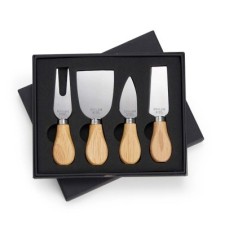 Kit Queijo 4 Peças com Estojo Personalizado