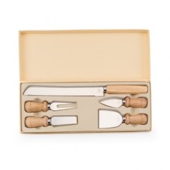 Kit Queijo 5 peças com Caixa Personalizado