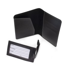 Kit Viagem Bidins em Couro Sintético Personalizado