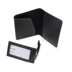 Kit Viagem Bidins em Couro Sintético Personalizado