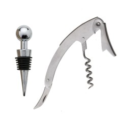 Kit Vinho 2 Peças com Estojo em Madeira Personalizado