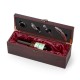 Kit Vinho 4 Peças em Maleta de Madeira Personalizado
