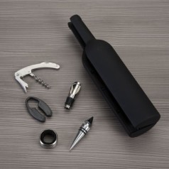Kit Vinho 5 Peças Formato de Garrafa Personalizado