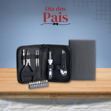 Kit Ferramentas 16 Peças Estojo Nylon Personalizado