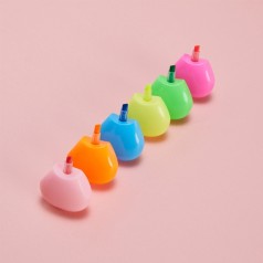 Caneta Marca Texto Formato de Flor com 6 Cores Personalizada