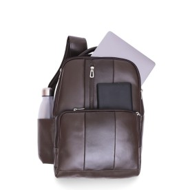 Mochila de Couro Legítimo Casual Personalizada