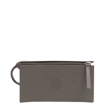 Necessaire Rígida 180° em Couro Personalizada 