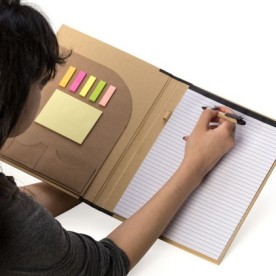 Pasta Convenção Kraft com Blocos Personalizada