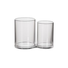 Porta Caneta Duplo de Acrílico Personalizado