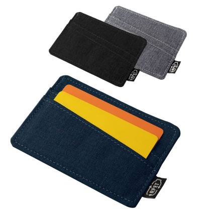 Porta-Cartão rPET com 3 Divisórias Personalizado
