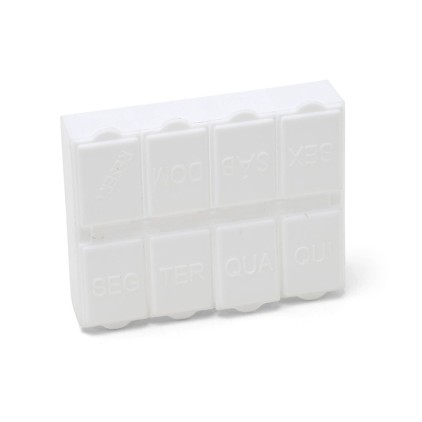 Porta Comprimidos Semanal de Plástico Personalizado