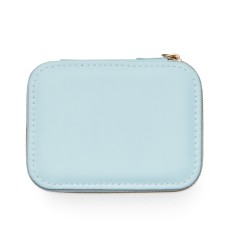 Porta joias de couro sintético c/ 2 comp. Personalizado