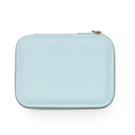 Porta joias de couro sintético c/ 2 comp. Personalizado