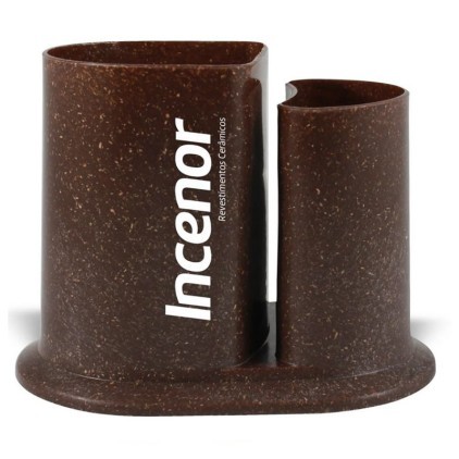 Porta-Lápis de Fibra de Coco Personalizado