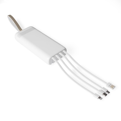 Power Bank 20.000mAh com Lanterna e Multissaídas - Personalizado