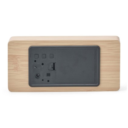 Relógio Despertador em Madeira com LED Personalizado