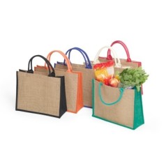 Sacola Ecológica de Juta Grande Personalizada