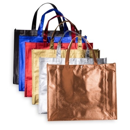 Sacola Metalizada em TNT Personalizada