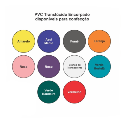 Sacola de PVC com Zíper Personalizada