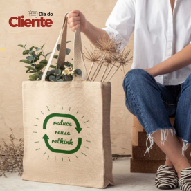 Sacola Sustentável em Juco Personalizada