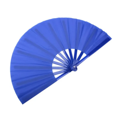 Leque Dobrável Grande Plástico e Nylon Personalizado