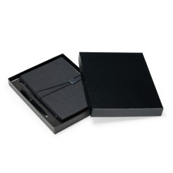 Kit Caderno Fichário e Caneta Executivo Personalizado