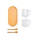 Kit Para Café Branco-5 Pçs com Personalização